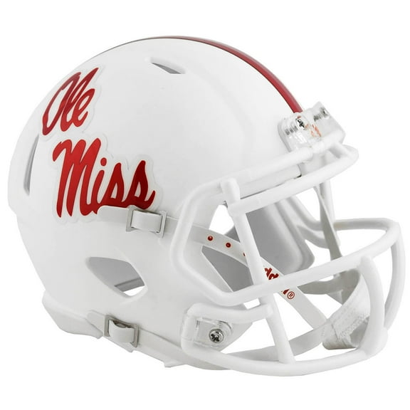 Mississippi Rebels Ole Miss White Riddell NCAA Speed Mini Helmet