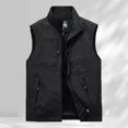 thumbnail image 2 of Daolelai Men's Casual Jacket 6 Pocket Workwear Sleeveless Casual Jacket Solid Color Fishing Vest, 2 of 3