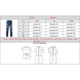 thumbnail image 3 of WEAIXIMIUNG Pantalon Habillé pour Hommes Coupe Ajustée Plissé Pantalon pour Hommes Coupe Ajustée Jambe Droite Rétro Hop Pantalon Jeans de Rue Pantalon, 3 of 9