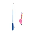thumbnail image 1 of Cat Interactive Toy Feather Teaser Stick Wand Pet Retractable Feather Bell Refill Replacement Catcher Product for Cat Exercise 04, 1 of 6