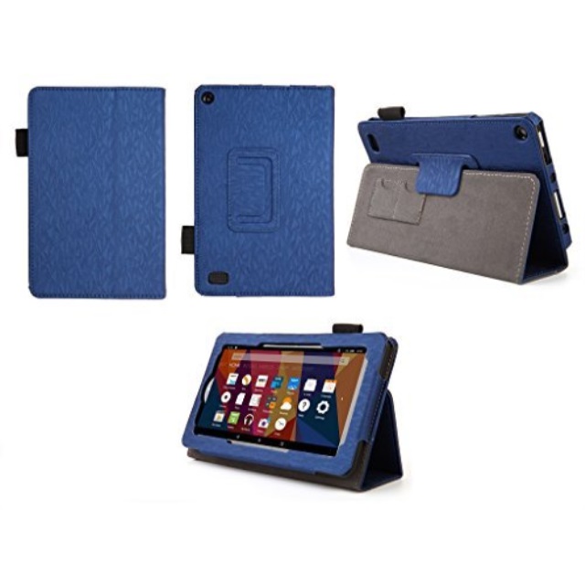Case for Kindle Fire 7 (5th and 7th Generation) Tablet Folio Case