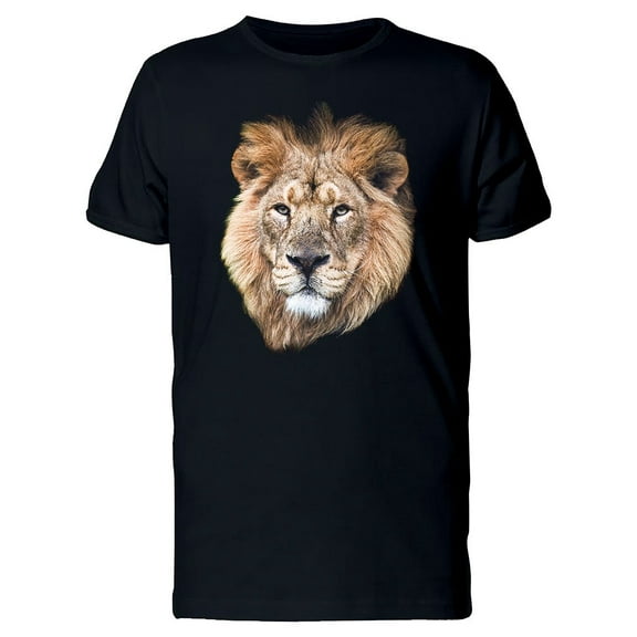 Beautiful Male Lion Graphic Tee Men's -Image by Shutterstock