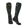 thumbnail image 4 of Haiem Space Rockets Socks, Funny Novelty Crazy Design Cotton Socks Sports Socks Knee High Socks For Men, Women,1Pairs - Gift For Working Friends, 4 of 9