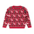 thumbnail image 3 of Matching Family Christmas Sweaters Long Sleeve Reindeer Pullovers, 3 of 9