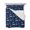 White Dark Blue, variant on Quilts Full Size Bedding Set, Nautical Striped Lightweight Quilted Comforter, Summer Coastal Ocean Navy Blue White Soft Reversible Bedspread Coverlet with Pillow Covers for All Season, 78" x 90"