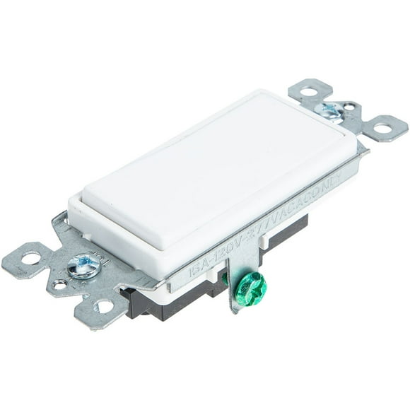 Replacement 3-way Switch Rocker Light Switch 15A Standard Decorator Switch For Light