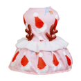 thumbnail image 2 of Vestido de Navidad para perros Vestido de Navidad para perros con cuerno Vestido de fiesta de Navidad de terciopelo para perros hembras Vestido de Navidad ligero adecuado para perros pequeños y, 2 of 8