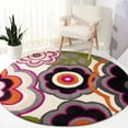 thumbnail image 2 of SAFAVIEH Soho Hailey Floral Wool Area Rug, Multi, 6' x 6' Round, 2 of 9