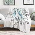 thumbnail image 6 of Pokemon Ninetales Blanket Flannel Blanket Throws Cute Warm and Comfortable Indoor Camping Blanket 40"*50" （100*130cm）, 6 of 7