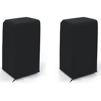 2X Portable Air Conditioner Cover Waterproof Matte Zipper Bag Protective for Indoor Conditioners Black