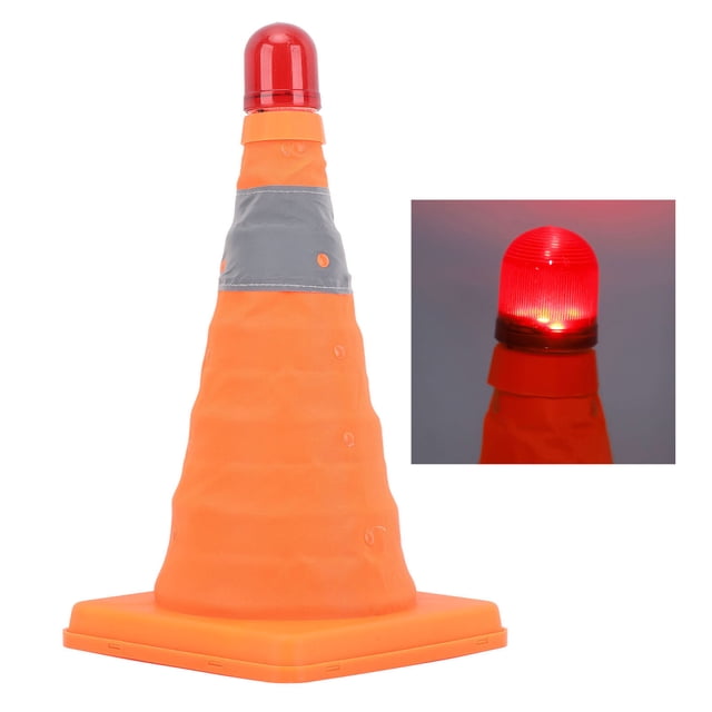 Cono de seguridad, cono de seguridad de tráfico portátil 30x19x19cm para estacionamiento