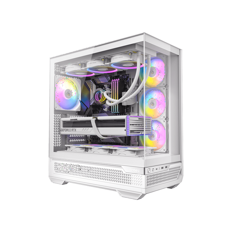 Antec C7 ARGB White, RTX 40 GPU Support, 4 x 120mm ARGB PWM