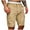 Khaki, variant on Abcnature Men's Athletic Shorts, Sports Gym Running Short Pants, Fashion Man Solid Elastic Waist Mid Waist Loose Pockets Bandage Shorts, Cargo Casual Hiking Shorts Khaki M