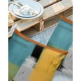thumbnail image 2 of Pack of 2 Outdoor Pillow Covers, Abstract Painting Art Style Orange Blue Yellow Grey Black Red Waterproof Square Throw Pillowcase Cushion Decorative Pillow Covers for Couch Patio Tent, 16x16 in, 2 of 6