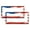 Pattern-311, variant on License Plate Frame USA Flag Red White Blue Patriotic Funny License Plates 2 Pieces July 4th Quality Aluminum Metal License Plate Cover for Women Men US Vehicles Standard