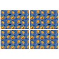 thumbnail image 1 of Ensemble de 4 Sets de Table d'Halloween Amusants pour les Fêtes Décorations pour la Maison, 1 of 7