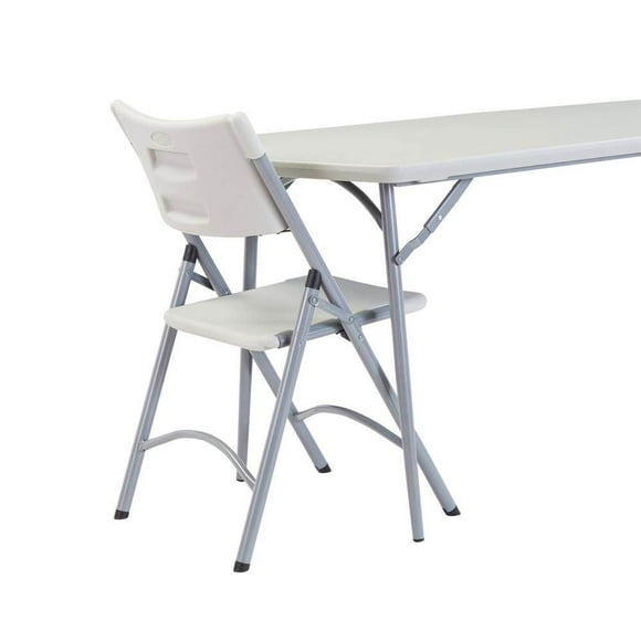 National Public Seating 6 Foot Fold in Half Indoor Outdoor Folding Banquet Table