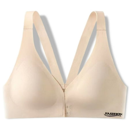 Bra Women Bra Women Sport Bra Womens Printed Front Buckle Underwear Ice Silk Seamless Underwear Womens Thin Underwear Womens Underwear Sports Gathering Bra Womens