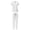 White, variant on Purcolt Scrubs Sets for Men Lightweight Stretchy Crew Neck Tops and Elastic Waisted Pants with Multi Pocket Jogger Suit for Nurse Esthetician Workwear
