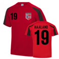 thumbnail image 1 of Erling Haaland Norway Sports Training Jersey (Red), 1 of 1