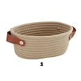 thumbnail image 2 of Cesta de almacenamiento Ounissouiy Tejido Caqui S, 2 of 6