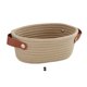 thumbnail image 4 of Cesta de almacenamiento Naiovety contenedor tejido Caqui S, 4 of 6