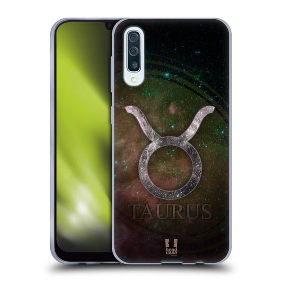 Head Case Designs Nebula Zodiac Symbols Taurus Soft Gel Case Compatible with Samsung Galaxy A50/A30s (2019)