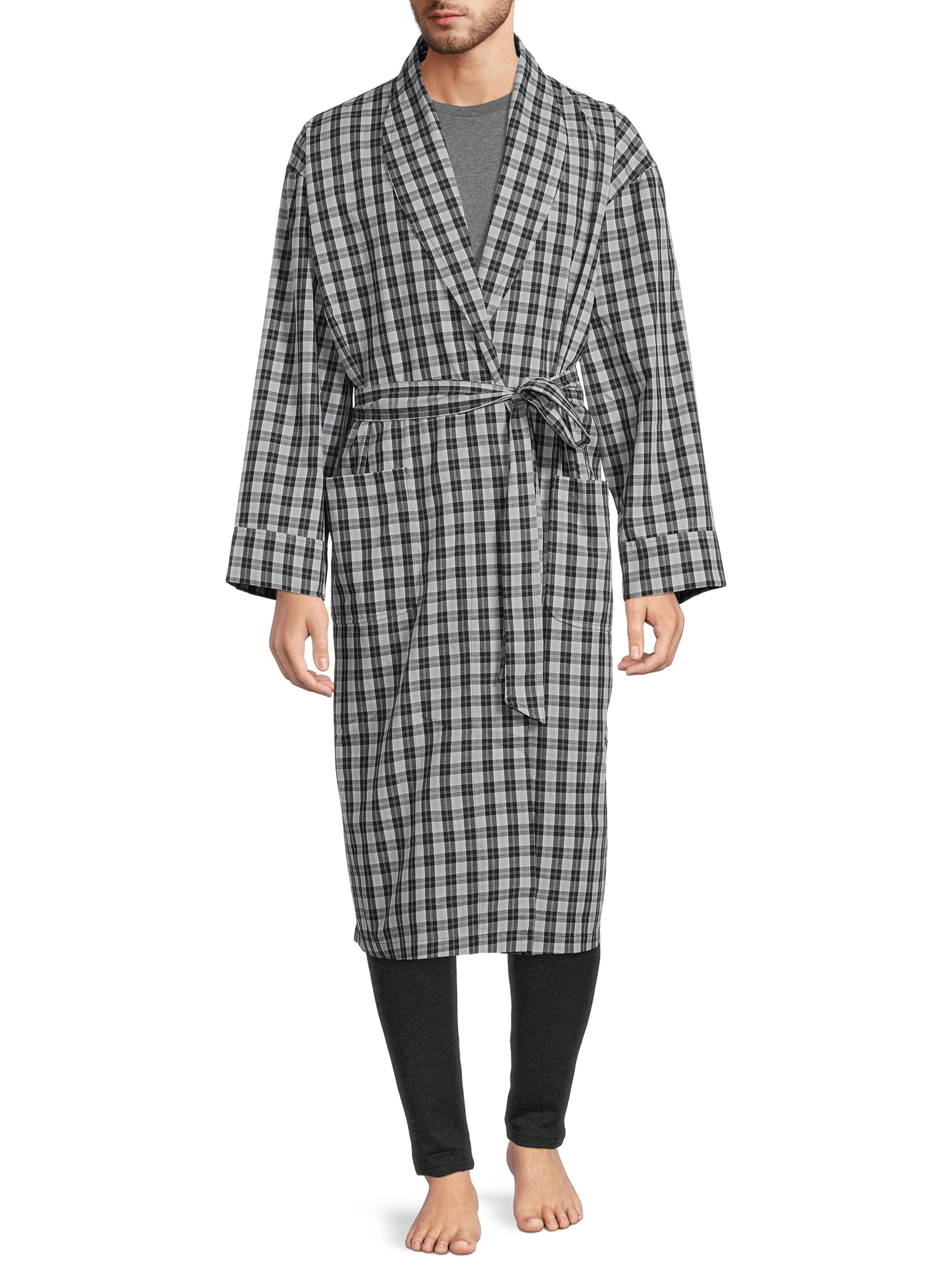 Hanes Men's and Big Men's Woven Shawl Robe