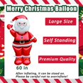 thumbnail image 2 of Globos navideños OIWLCI, lámina de Papá Noel, 152 cm, decoración de fiesta, 2 of 7