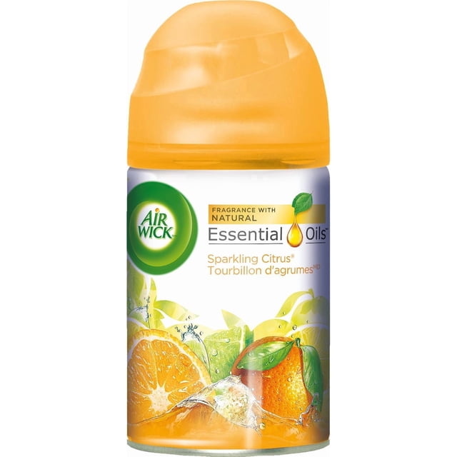 Air Wick Freshmatic Air Freshener, Automatic Spray Refills, Sparkling Citrus, 1 Refill