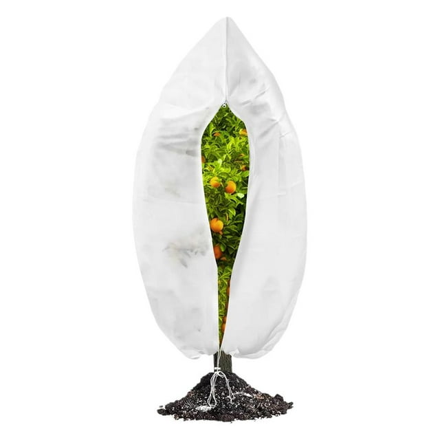 Plant Protection Covers with Zipper, Plants Covers Freeze Protection Large,31.52 For Winter, Cloth Frost x Ou 47.28 inches,