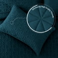thumbnail image 4 of Exclusivo Mezcla King Size Quilt Bedding Set, Lightweight Soft Royal Blue King Bedspreads Coverlets with Geometric Stitched Pattern, 4 of 8