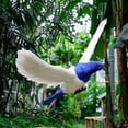 thumbnail image 2 of Estatua de paloma de simulación, escultura artística de paloma, adorno artesanal realista, figura de Animal, estatuas de jardín para balcón, Patio al mosca azul shamjiam  Figuras de simulación, 2 of 8