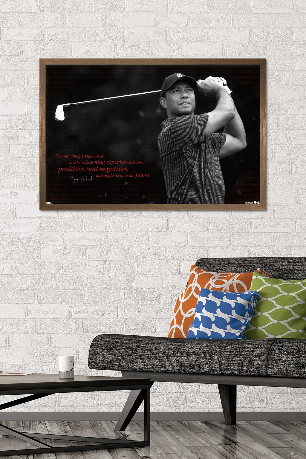 Tiger Woods - Future Wall Poster, 22.375" x 34" Framed