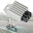 thumbnail image 1 of RECTIFOR DE VOLTAJE DE 4 PIN RECTIFICADOR 12V Motorquicción Universal Motor Bike Capacidades DE Carga Mejorada Diseño DE Disipador DE Calor Adecuado Para Scooter, Ciclomotor,, 1 of 7