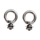 thumbnail image 1 of 2x Anillos de amarre con perno de ojo, perno en T, tuerca de ojo, anillos de amarre para portaequipajes 2 piezas, 1 of 8