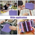 thumbnail image 6 of 72 Slots Pencil Case, TSV Handly Multi-Layer Pen Pouch Organizer for Colored Pencils, Watercolor Pens, Gel Pen - Purple, 6 of 9