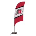 thumbnail image 1 of Showdown Displays 810029UUTAH-001 7.5 ft. Utah Utes Razor Feather NCAA Flag with Cross Base - No.001, 1 of 1