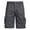 Dark Gray, variant on Odeerbi Summer Cargo Shorts for Men Bermuda Shorts Camouflage Work Shorts Mid-waist Multi-pocket Pants 2025 Casual Sports Shorts Dark Gray
