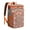 Orange-65, variant on Cooler Backpack Mandala Meditation Tribal Style, Leak Proof Waterproof Lunch Bag, Boho Abstract Floral Picnic Backpack for Hiking