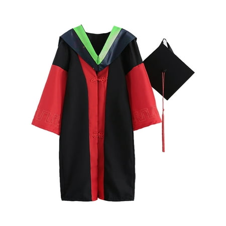 

FaLX 1 Set Graduation Uniform Anti-deformed Breathable Polyester Elegant Festive Academic Uniform for Unisex