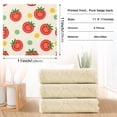thumbnail image 3 of Cute Tomatoes Pattern Dish Towels 6 Pack Kitchen Cleaning Dish Cloths Absorbent Reuseable Cleaning Cloths 11'' x 11'', 3 of 9