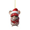 thumbnail image 1 of Adorno Navideño En 2D Adorno Para Árbol De Navidad Adorno Acrílico Con Doble Impresión Adorno Interesante Para Navidad B, 1 of 4