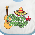 thumbnail image 4 of Inktastic Cinco De Mayo with Guitar and Sombrero Boys or Girls Baby Bib, 4 of 4