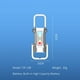 thumbnail image 3 of Linterna Mini LED, Luz Portátil para Llavero con Clip, Con 7 Modos, Diseño Recargable por USB e Impermeable, 3.6cm x 9.5cm para Camping, Senderismo y Emergencias, 3 of 9