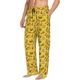 thumbnail image 6 of Sigee Fast Food 1 print Men's Pajama Pants Lounge Sleep Bottoms with Elastic Waistband and Pockets-XX-Large, 6 of 6