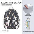 thumbnail image 5 of Jack Russell Terrier Backpack for School,Cute School Bag,Schoolbag with Adjustable Shoulder Straps & Padded Back,15"x11.42"x5.5", 5 of 6