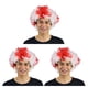 thumbnail image 4 of Vogacara Payaso Peluca Cabello Rizado Pelos sintéticos Aficionados al fútbol Amplia aplicación Fiestas Sombreros Vestir Divertido Inglaterra Type1 NO1, 4 of 6