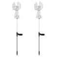 thumbnail image 2 of Yuarrent 2x lámparas de estaca solares impermeables para jardín luces LED de Ángel que cambian de Color para lámpara Solar de camino de Iluminación y accesorios, 2 of 4