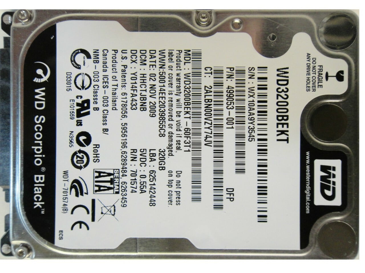 Western Digital 4TB WD Blue PC Desktop Hard Drive, 3.5'' Internal
